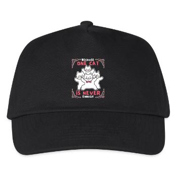 Chat, drôle de dicton, beaucoup de chats, maman chat - Casquette de baseball Enfant - noir - Devant