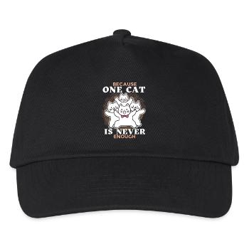 Chat, drôle de dicton, beaucoup de chats, papa chat - Casquette de baseball Enfant - noir - Devant