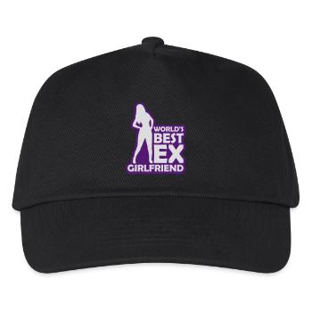 worlds best ex girlfriend - Kinder Basecap - Schwarz - Vorne