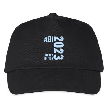 Abitur Gymnasium Damen und Herren Abi 2023 - Kinder Basecap - Schwarz - Vorne