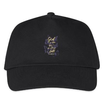 Butterflies Bible verse Christian - Kids’ Baseball Cap - black - Front