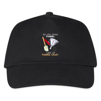 Cake Funnel Cake fried cake American - Kids’ Baseball Cap - black - Front