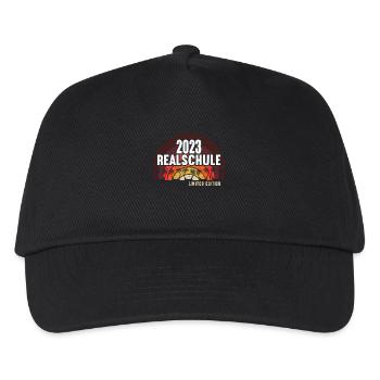 Realschule bestanden Realschulabschluss 2023 - Kinder Basecap - Schwarz - Vorne