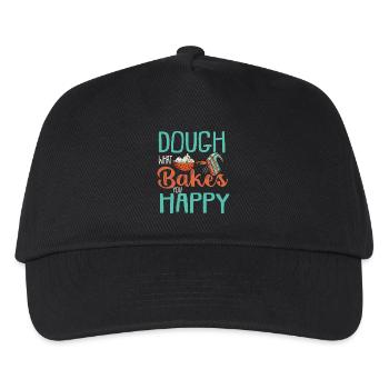 Dough What Bakes You Happy Bakery - Kids’ Baseball Cap - black - Front