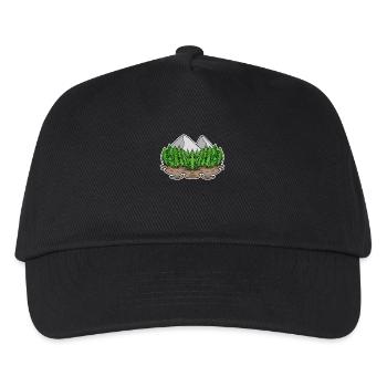 Mountain, Mountains, Peaks, Peaks, Forest - Kids’ Baseball Cap - black - Front