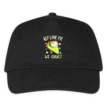 Key Lime Pie we crust - Kids’ Baseball Cap - black - Front