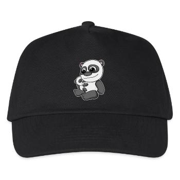 Family - Panda with Baby Panda - Kids’ Baseball Cap - black - Front