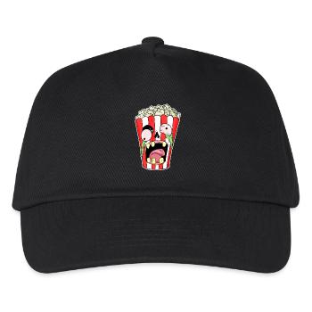 Popcorn Zombie Horror - Kinder Basecap - Schwarz - Vorne