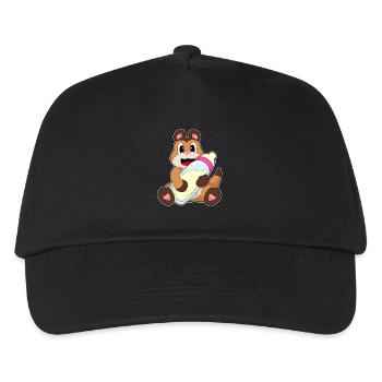 Meerkat Baby Bottle Milk - Kids’ Baseball Cap - black - Front