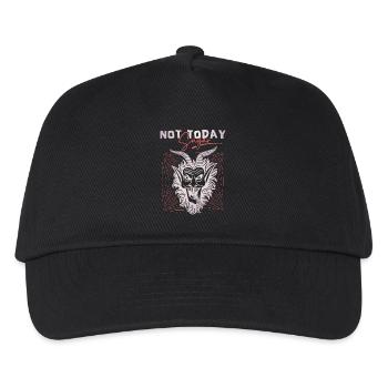 Devil-Devil, funny saying Not-Today-Satan - Kids’ Baseball Cap - black - Front