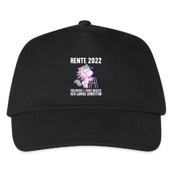 Retraité 2023 Retraité 2023 Pension 2023 - Casquette de baseball Enfant - noir - Devant