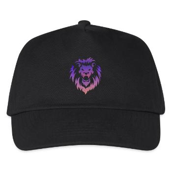 Lion Head Tribal - Kids’ Baseball Cap - black - Front