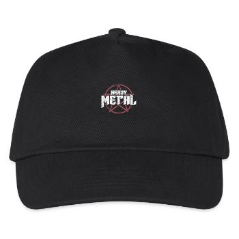 Heavy Metal Music Band Genre Bass - Kids’ Baseball Cap - black - Front