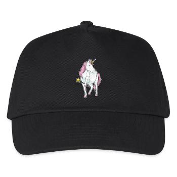 Unicorn Wizard Wand - Kids’ Baseball Cap - black - Front