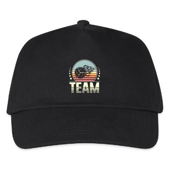 Volleyball Team - Kinder Basecap - Schwarz - Vorne