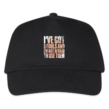 Basketball basketball players - Kids’ Baseball Cap - black - Front