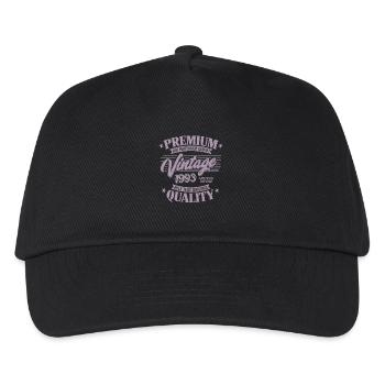 Premium Vintage Mensch 1993 Geburtstag Sprüche - Kinder Basecap - Schwarz - Vorne
