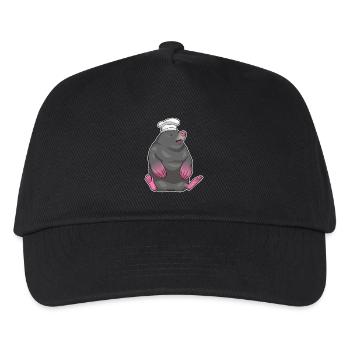 Mole Chef Chef Hat Cooking - Kids’ Baseball Cap - black - Front