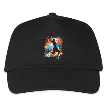 Basketball basketball players - Kids’ Baseball Cap - black - Front