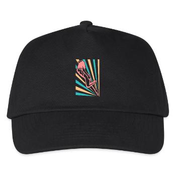 Girls Swimming - Kids’ Baseball Cap - black - Front