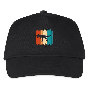 T-Rex - Casquette de baseball Enfant - noir - Devant