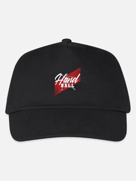 Handball Handballer - Kinder Basecap - Schwarz
