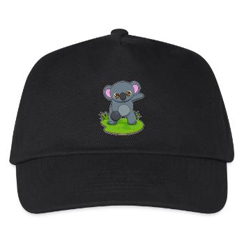 Koala Bowling Bowlingkugel - Kinder Basecap - Schwarz - Vorne