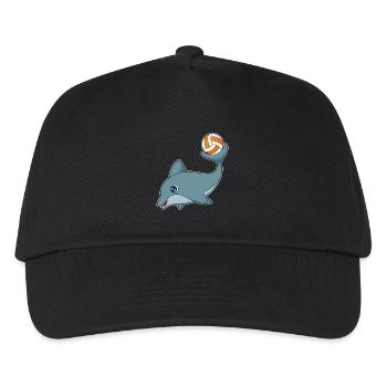 Joueur de volleyball Delfin Volleyball - Casquette de baseball Enfant - noir - Devant