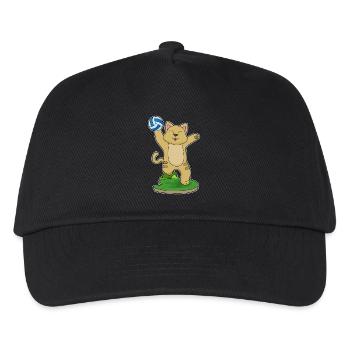 Cat Volleyball Player Volleyball - Kids’ Baseball Cap - black - Front