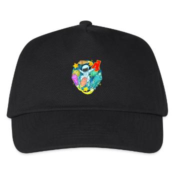 4 Years Birthday Boy Gift - Kids’ Baseball Cap - black - Front