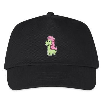 Deux dinosaures - Casquette de baseball Enfant - noir - Devant