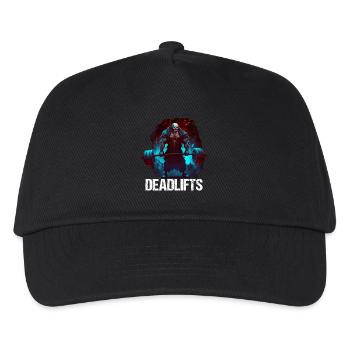 Deadlifts Gym Fitness Fun Workout - Casquette de baseball Enfant - noir - Devant
