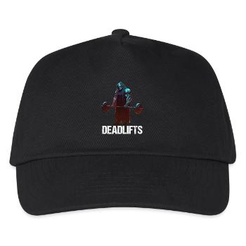 Deadlifts Gym Fitness Fun Workout - Casquette de baseball Enfant - noir - Devant