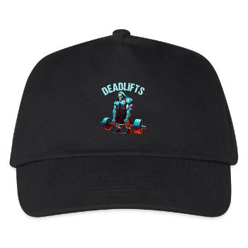 Deadlifts Gym Fitness Fun Workout - Casquette de baseball Enfant - noir - Devant