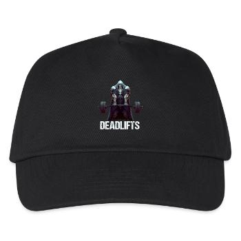 Deadlifts Gym Fitness Fun Workout - Casquette de baseball Enfant - noir - Devant
