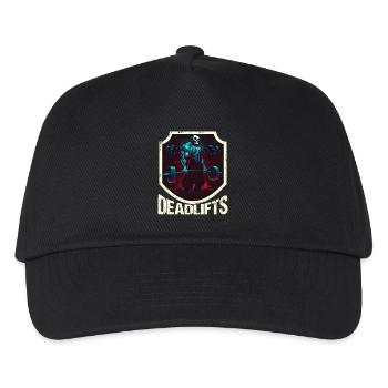 Deadlifts Gym Fitness Fun Workout - Casquette de baseball Enfant - noir - Devant