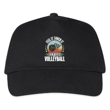 Volleyball - Kids’ Baseball Cap - black - Front
