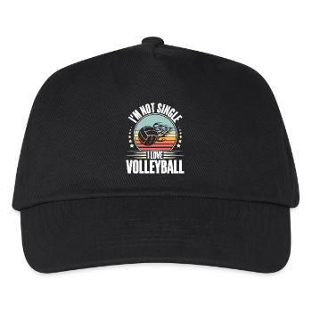 Volleyball - Kids’ Baseball Cap - black - Front