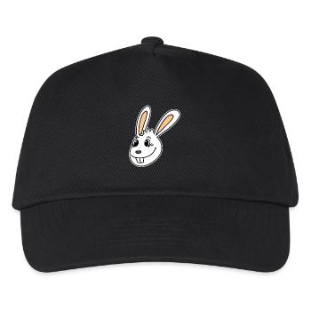 Rabbit Head Animal Head - Kids’ Baseball Cap - black - Front