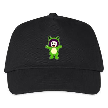 Frog Girl Costume - Kids’ Baseball Cap - black - Front