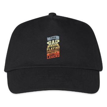 Basketball Father - Kids’ Baseball Cap - black - Front