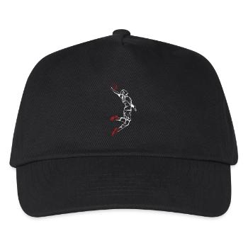 Slam Dunk basketball player - Kids’ Baseball Cap - black - Front