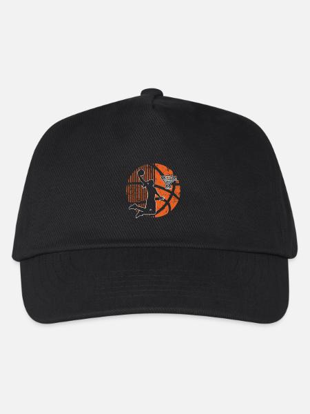 Basketball Basketballerin Frauen Basketball - Kinder Basecap - Schwarz