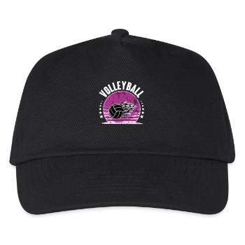 Volleyball - Kids’ Baseball Cap - black - Front