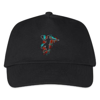 Basketball basketball players - Kids’ Baseball Cap - black - Front