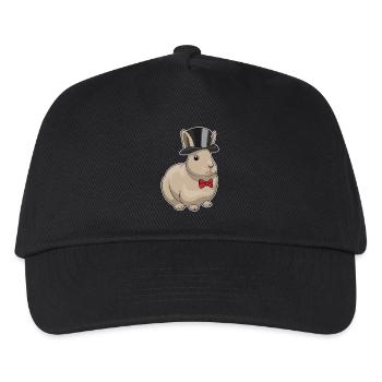 Rabbit Groom Top Cylinder Wedding - Kids’ Baseball Cap - black - Front