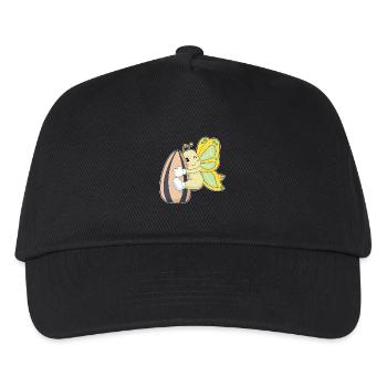 Schmetterling Samen - Kinder Basecap - Schwarz - Vorne