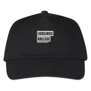 Lieblingskollege Kollege Geschenk - Kinder Basecap - Schwarz - Vorne