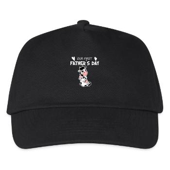 Father's Day - First Father's Day Gift - Kids’ Baseball Cap - black - Front