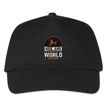 Hide and Seek World Champion - Kids’ Baseball Cap - black - Front
